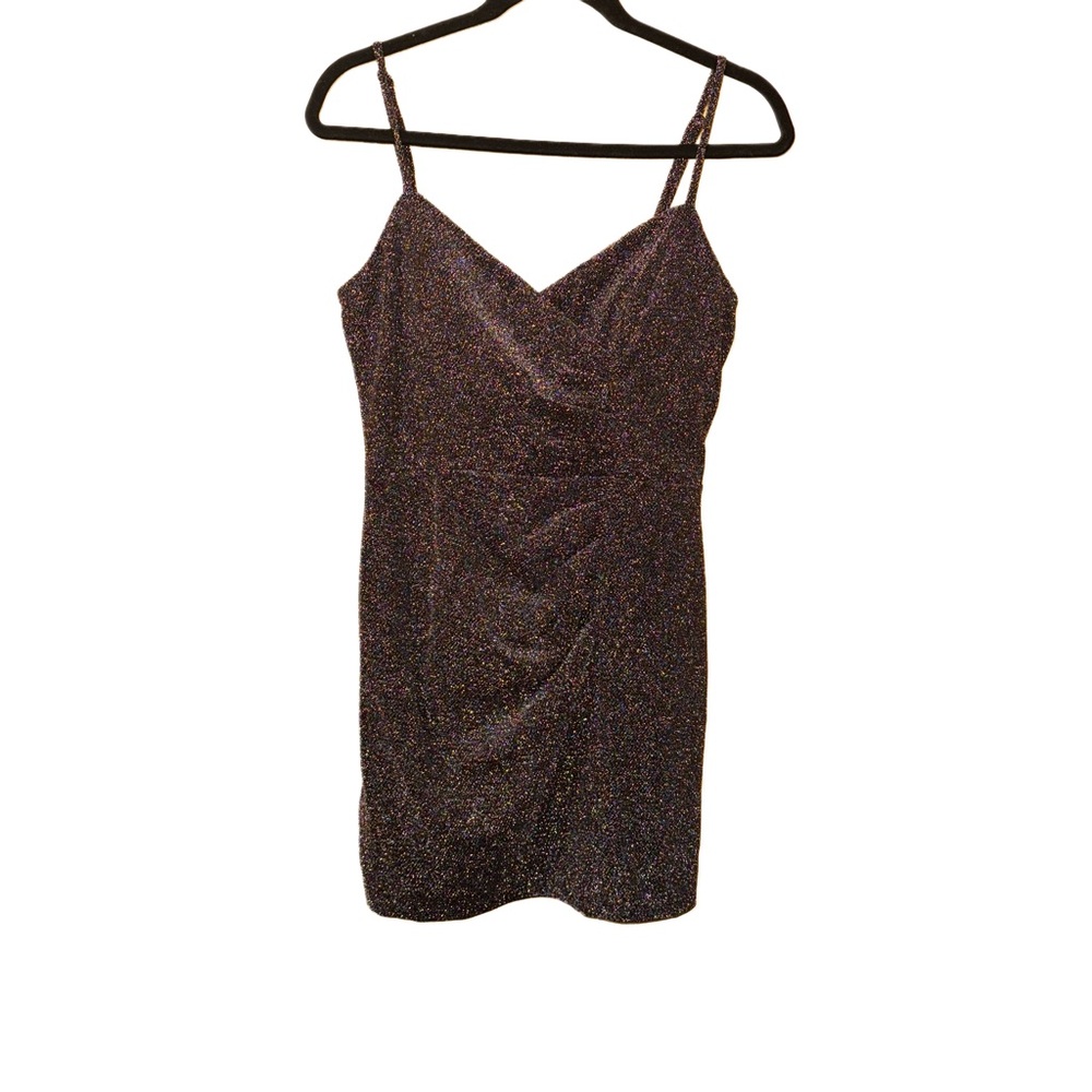 Elegant Black Glitter Dress